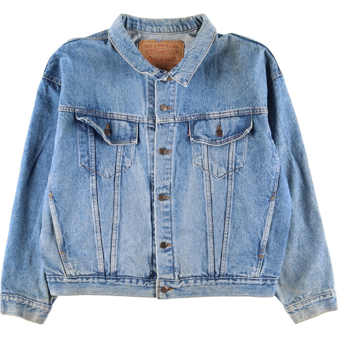 Levi's(リーバイス)の古着 リーバイス Levi's 70598 4891 デニムジャケット Gジャン USA製 メンズXL /eaa377973 メンズのジャケット/アウター(Gジャン/デニムジャケット)の商品写真