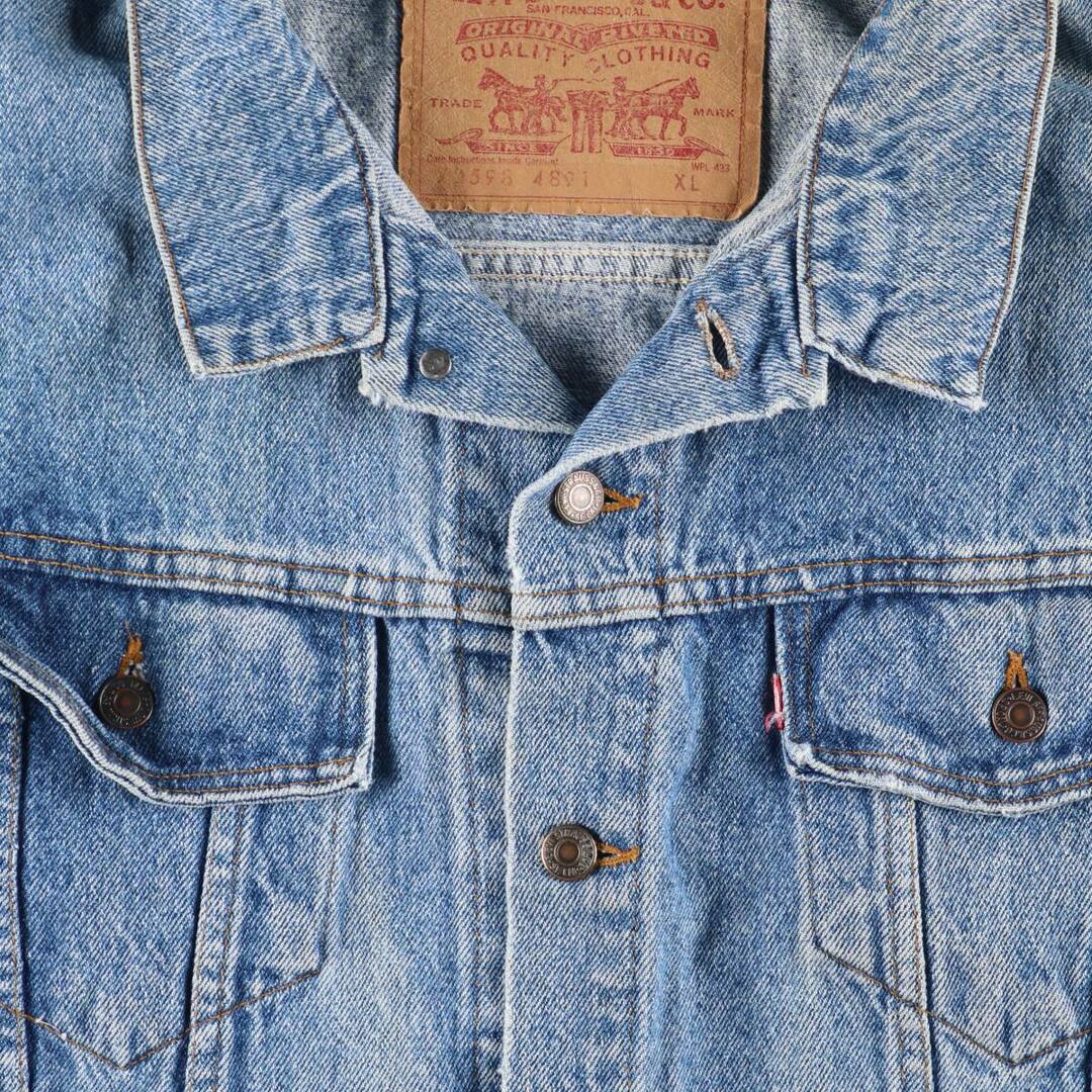 Levi's(リーバイス)の古着 リーバイス Levi's 70598 4891 デニムジャケット Gジャン USA製 メンズXL /eaa377973 メンズのジャケット/アウター(Gジャン/デニムジャケット)の商品写真