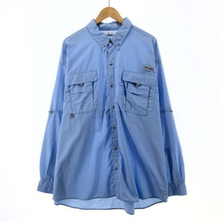 コロンビア(Columbia)の古着 ビッグサイズ コロンビア Columbia PFG 長袖 フィッシングシャツ メンズXXXL /eaa378337(シャツ)