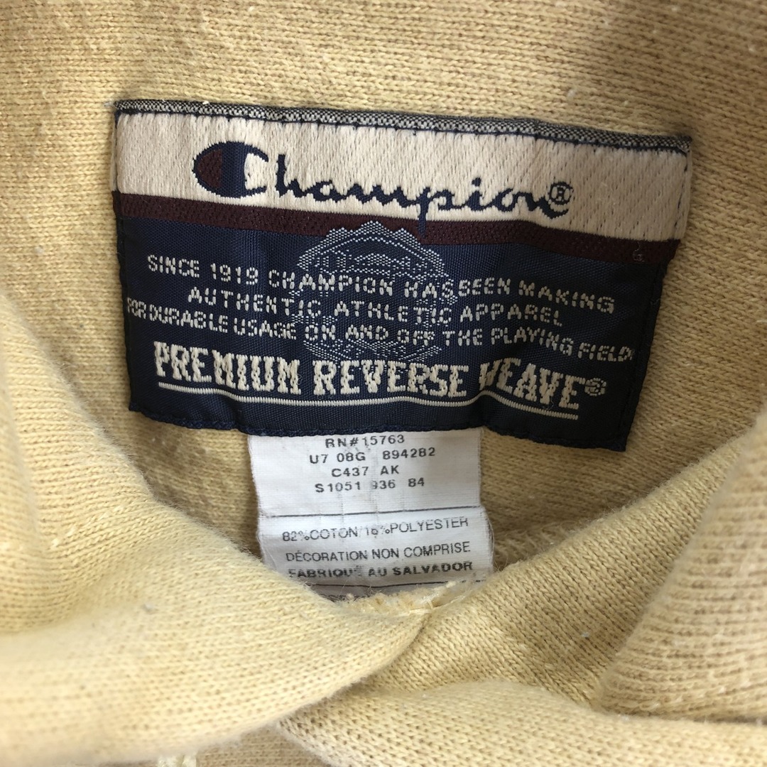 Champion(チャンピオン)の古着 チャンピオン Champion PREMIUM REVERSE WEAVE プレミアムリバースウィーブ カレッジ スウェットプルオーバーパーカー レディースM /eaa377950 レディースのトップス(トレーナー/スウェット)の商品写真