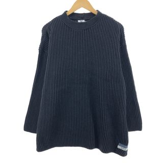 カルバンクライン(Calvin Klein)の古着 90年代 カルバンクライン Calvin klein JEANS リブ編み モックネック コットンニットセーター USA製 メンズXL ヴィンテージ /eaa378154(ニット/セーター)