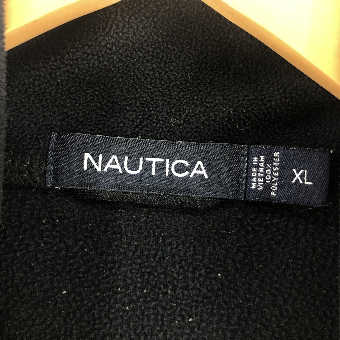 NAUTICA(ノーティカ)の古着 ノーティカ NAUTICA ハーフジップ フリーススウェットシャツ トレーナー メンズXL /eaa377961 メンズのトップス(スウェット)の商品写真