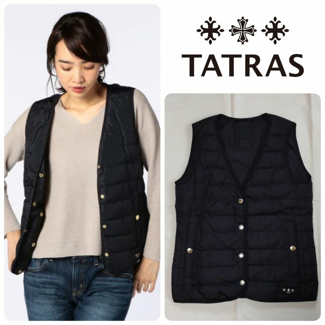 未使用 TATRAS ダウンベスト インナーダウン Vネック ブラック 1/S | フリマアプリ ラクマ 未使用 TATRAS ダウンベスト インナーダウン Vネック ブラック 1/S | フリマアプリ ラクマ