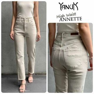YANUK - 雑誌掲載☆新品 ヤヌーク ハイウエストアネット デニム 25