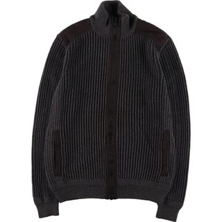 カルバンクライン(Calvin Klein)の古着 カルバンクライン Calvin klein リブ編み ドライバーズニットセーター メンズS /eaa383906(ニット/セーター)