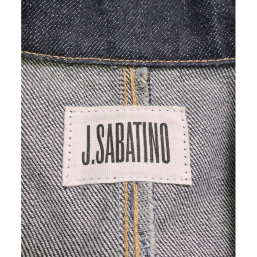 J.Sabatino(ジェイサバティーノ)のJ.SABATINO デニムジャケット 2(M位) インディゴ(デニム) 【古着】【中古】 メンズのジャケット/アウター(Gジャン/デニムジャケット)の商品写真