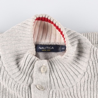 ノーティカ NAUTICA コットンニットハーフボタンセーター メンズXL /eaa347223