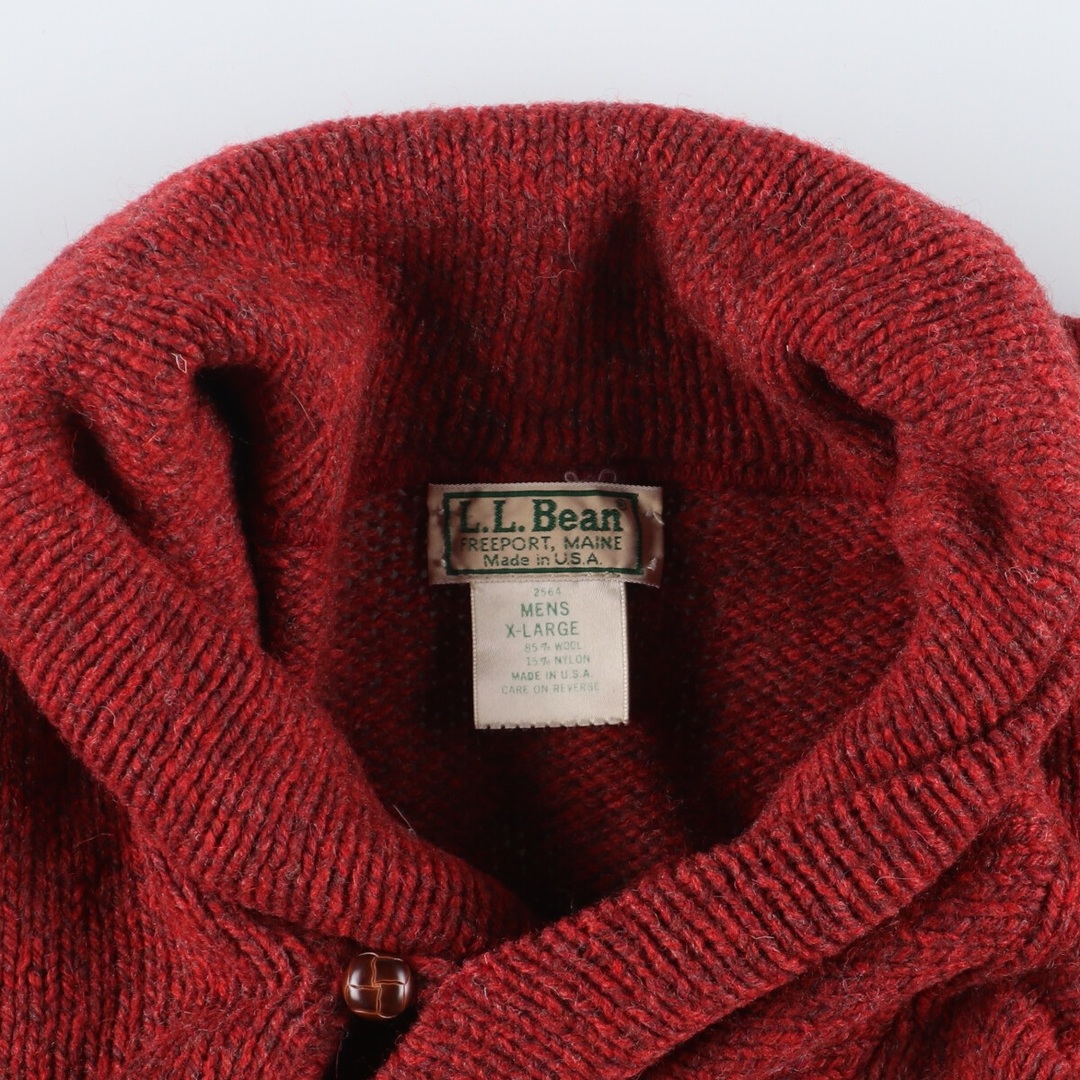 L.L.Bean - 古着 80年代 エルエルビーン L.L.Bean ショールカラー