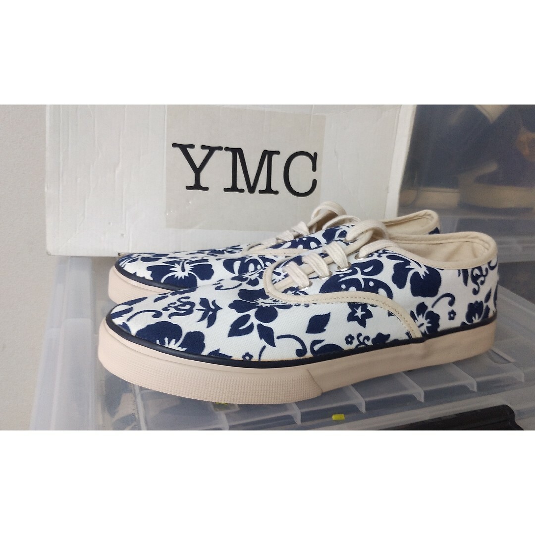 YMC(ワイエムシー)の定価15000 正規 新品 箱付 YMC デッキ シューズ 26.5 41 花柄 メンズの靴/シューズ(スニーカー)の商品写真