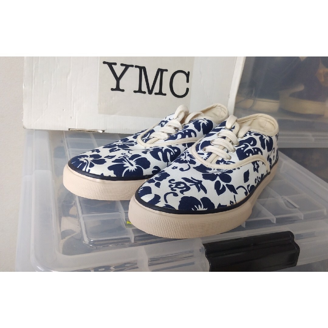 YMC(ワイエムシー)の定価15000 正規 新品 箱付 YMC デッキ シューズ 26.5 41 花柄 メンズの靴/シューズ(スニーカー)の商品写真