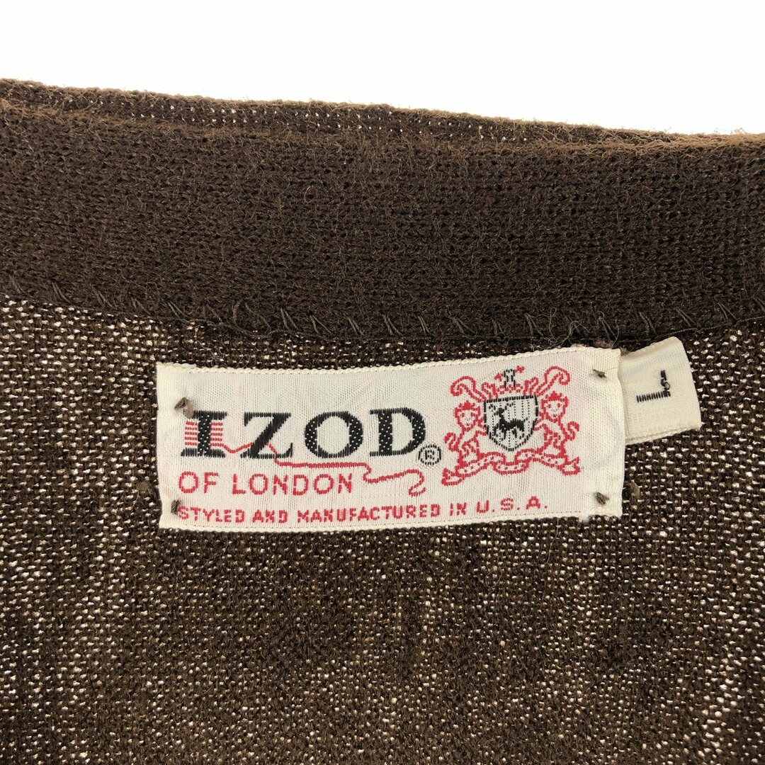 LACOSTE - 古着 60年代~70年代 ラコステ LACOSTE IZOD アクリルニット