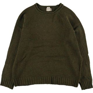 エルエルビーン(L.L.Bean)の古着 エルエルビーン L.L.Bean ロールネック ラムウールニットセーター メンズXL /eaa342956(ニット/セーター)