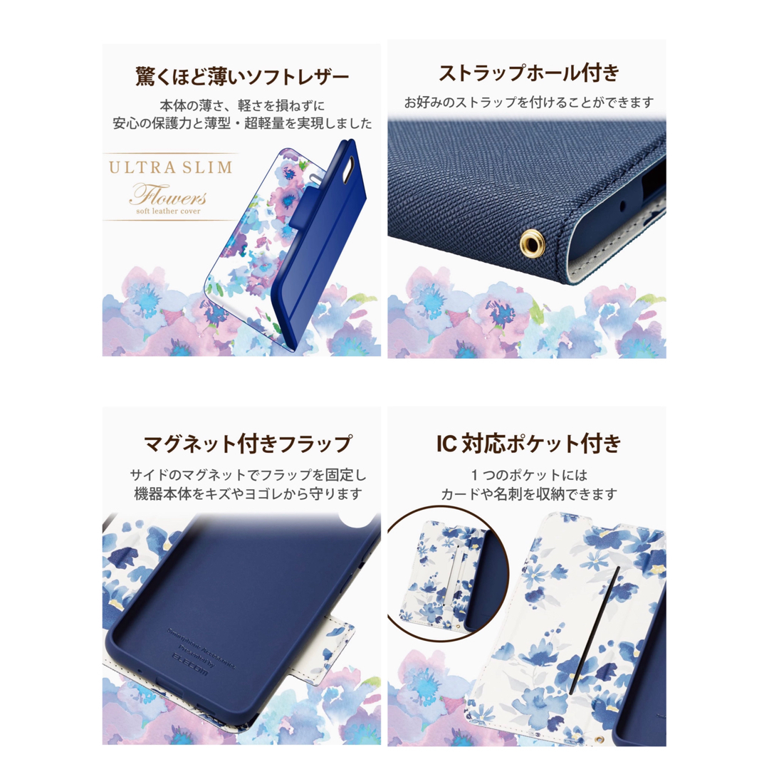 ELECOM(エレコム)のGalaxy A22 5G ケース&フィルムセット ネイビー BLカットエレコム スマホ/家電/カメラのスマホ/家電/カメラ その他(その他)の商品写真