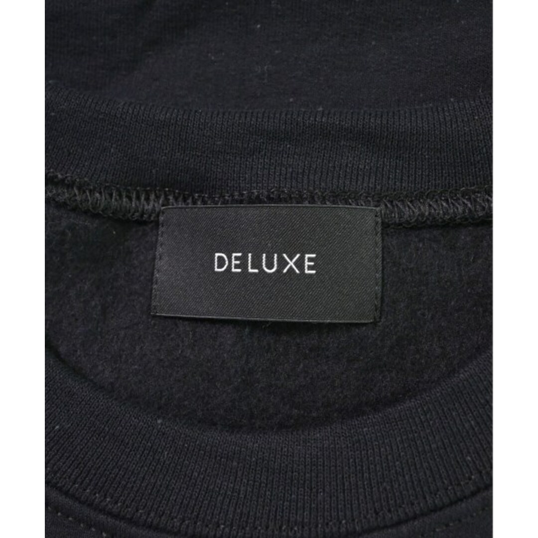 DELUXE(デラックス)のDeluxe デラックス スウェット L 黒 【古着】【中古】 メンズのトップス(スウェット)の商品写真