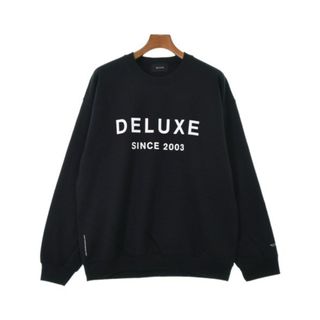 デラックス(DELUXE)のDeluxe デラックス スウェット L 黒 【古着】【中古】(スウェット)