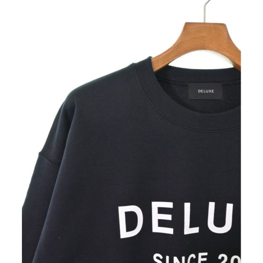 DELUXE(デラックス)のDeluxe デラックス スウェット L 黒 【古着】【中古】 メンズのトップス(スウェット)の商品写真