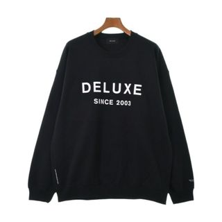 デラックス(DELUXE)のDeluxe デラックス スウェット XL 黒 【古着】【中古】(スウェット)