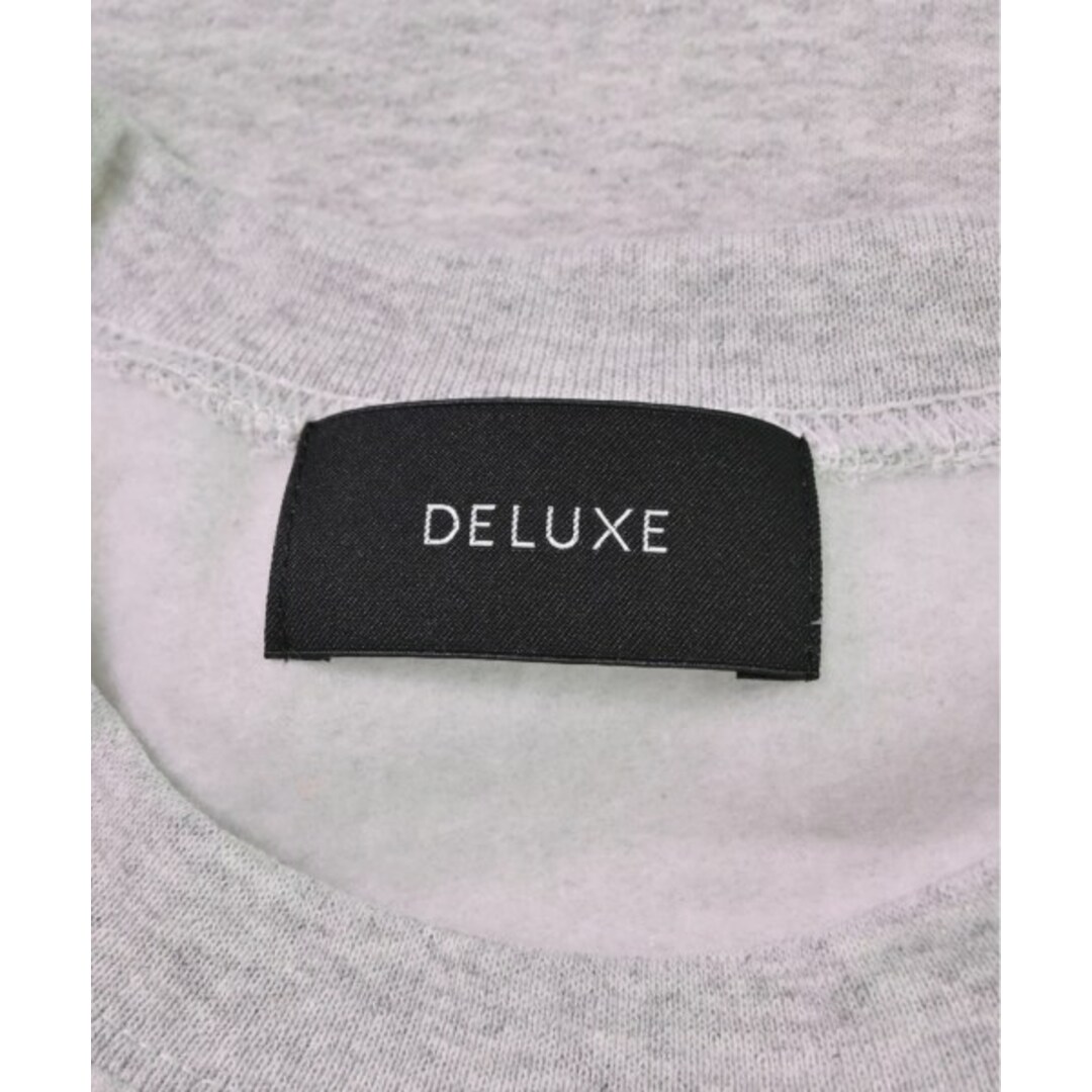 DELUXE(デラックス)のDeluxe デラックス スウェット M グレー 【古着】【中古】 メンズのトップス(スウェット)の商品写真