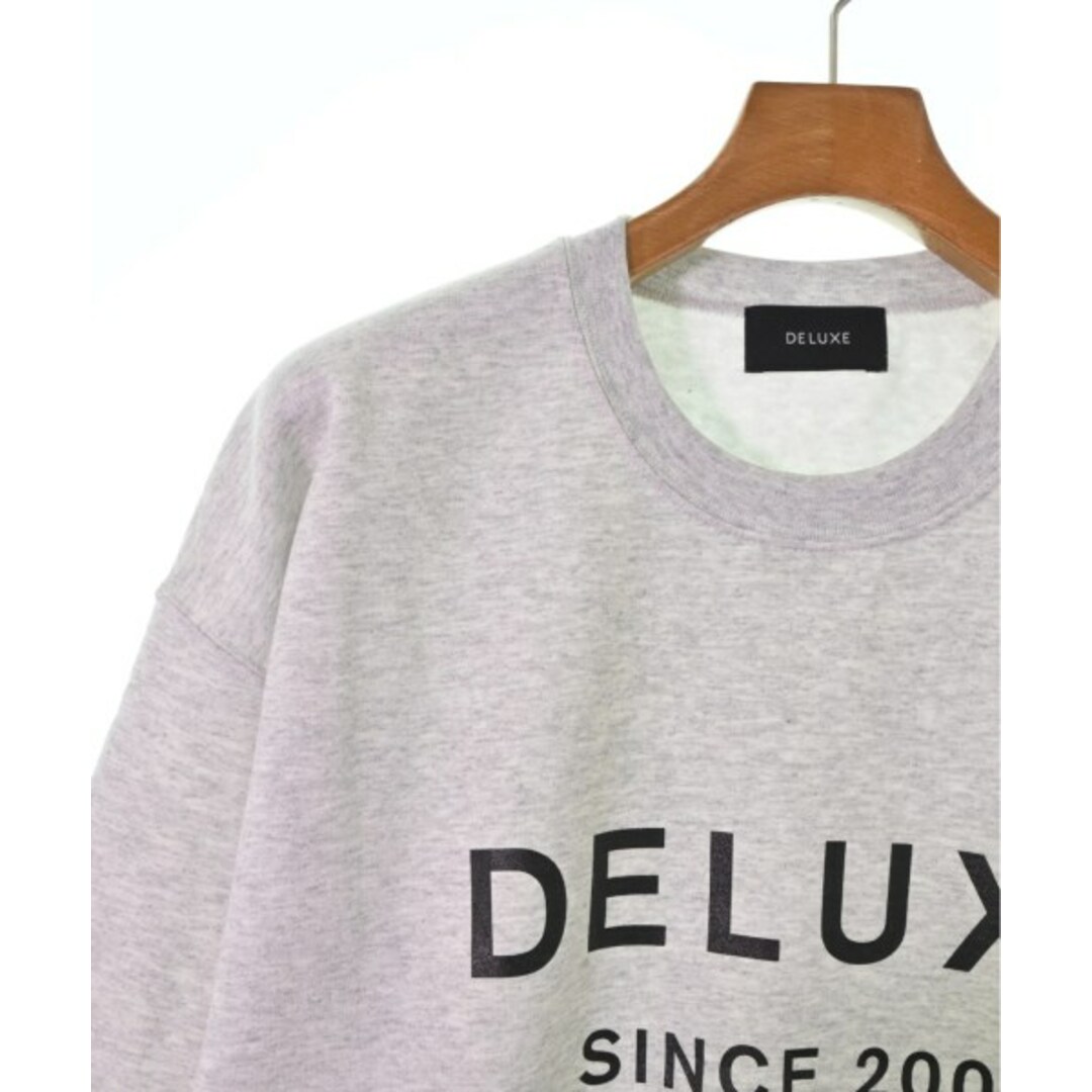 DELUXE(デラックス)のDeluxe デラックス スウェット L グレー 【古着】【中古】 メンズのトップス(スウェット)の商品写真