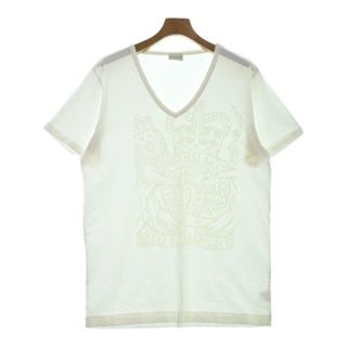 ドリスヴァンノッテン(DRIES VAN NOTEN)のDRIES VAN NOTEN Tシャツ・カットソー L 白 【古着】【中古】(Tシャツ/カットソー(半袖/袖なし))