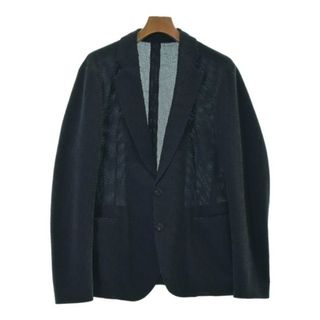 エンポリオアルマーニ(Emporio Armani)のEMPORIO ARMANI カジュアルジャケット 50(XL位) 紺 【古着】【中古】(テーラードジャケット)