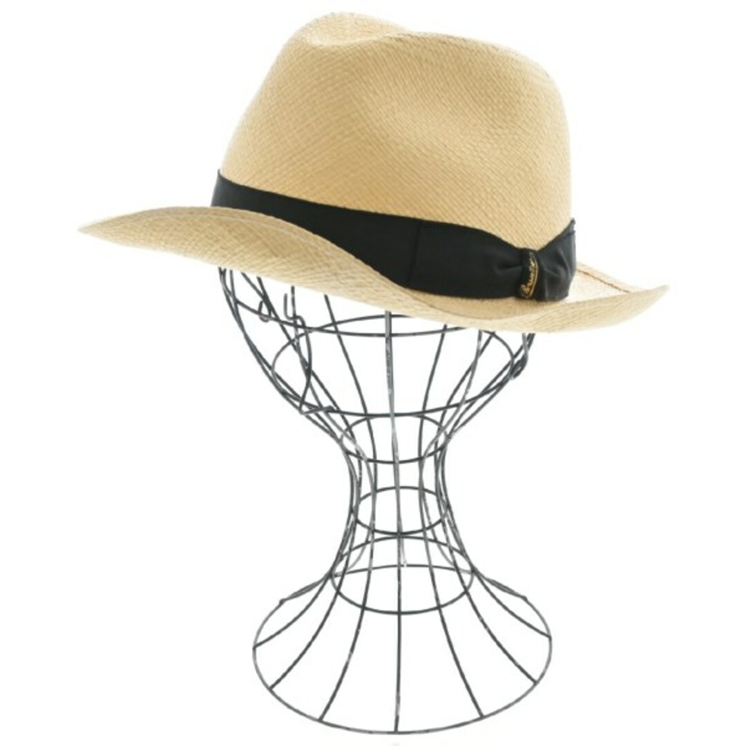 Borsalino ボルサリーノ ストローハット - ベージュ 【古着】-