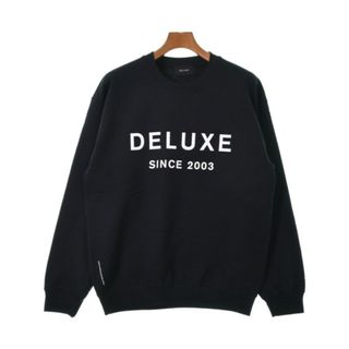 デラックス(DELUXE)のDeluxe デラックス スウェット M 黒 【古着】【中古】(スウェット)