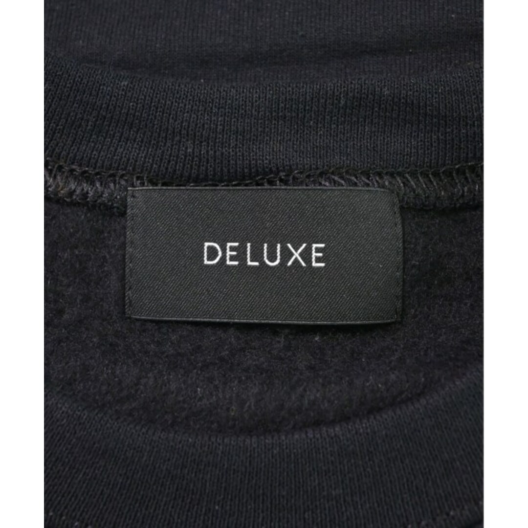 DELUXE(デラックス)のDeluxe デラックス スウェット M 黒 【古着】【中古】 メンズのトップス(スウェット)の商品写真