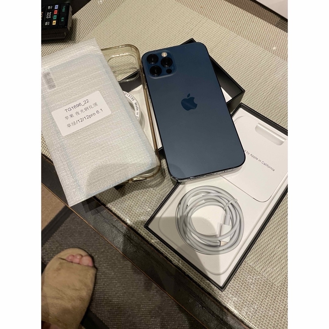 iPhone - 新品同様 iPhone12pro 256GB バッテリー100% SIMフリーの通販