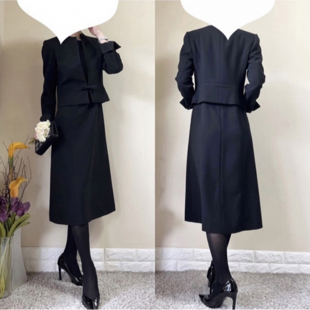 美品!東京ソワール SOIR PERLE 高級 喪服 礼服 7 SM-