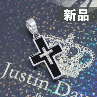 定価4.4万★Justin Davisローズ薔薇ネックレス いぶし・40cm 2