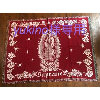 Supreme - 【未使用】supreme マリア ブランケット レッドの通販｜ラクマ