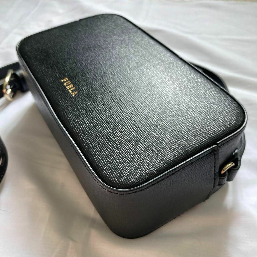 ✨極美品✨現行　FURLA フルラ ショルダーバッグ　レザー　ブラック　ボックス