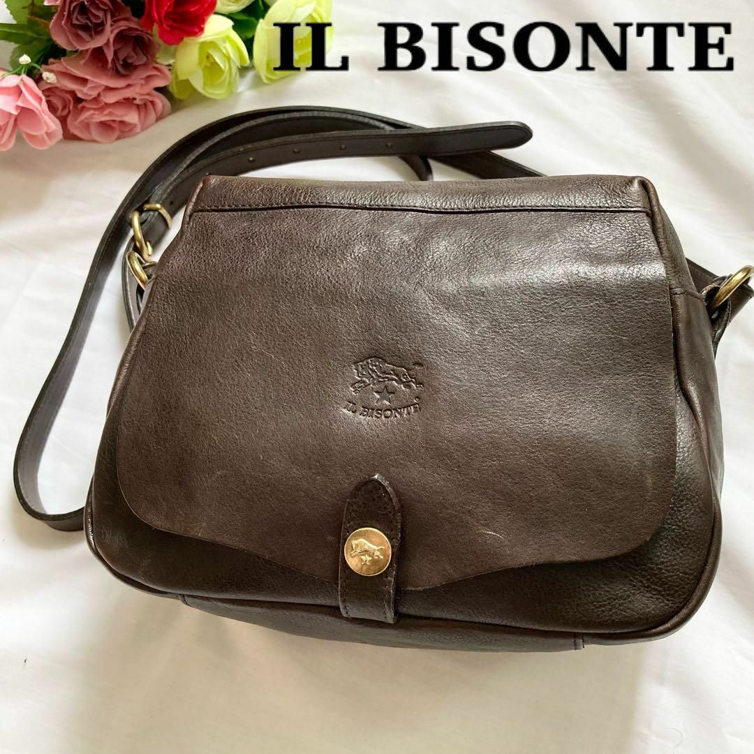 IL BISONTE - ✨高級感✨ 激レア イルビゾンテ ショルダーバッグ ...