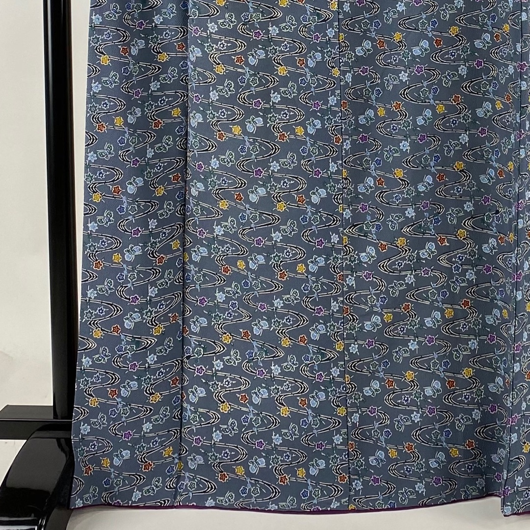 小紋 身丈167cm 裄丈67.5cm 正絹 秀品