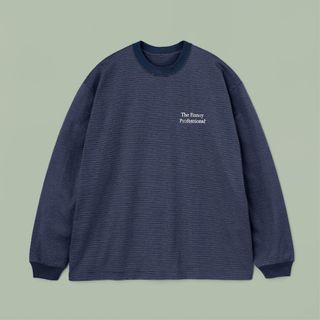 ワンエルディーケーセレクト(1LDK SELECT)のENNOY L/S BORDER T-SHIRTS NAVY × WHITE(Tシャツ/カットソー(七分/長袖))