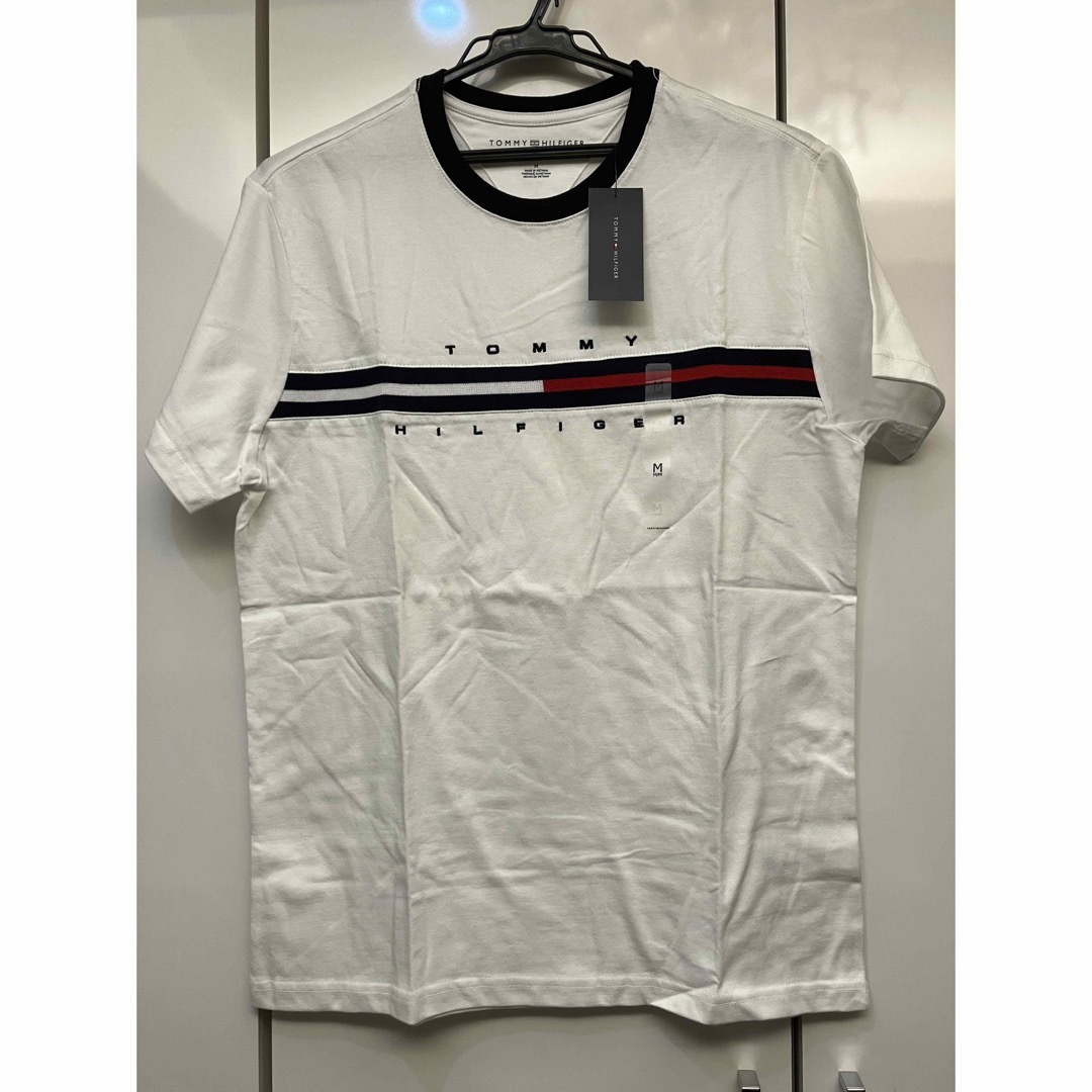 TOMMY HILFIGER(トミーヒルフィガー)のTommy Hilfiger Tシャツ M (L) ホワイト メンズのトップス(Tシャツ/カットソー(半袖/袖なし))の商品写真