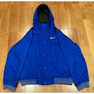 ナイキ(NIKE)のNIKE ナイキ90s 白タグ ナイロンジャケット　マウンテンパーカー　M 青(ナイロンジャケット)