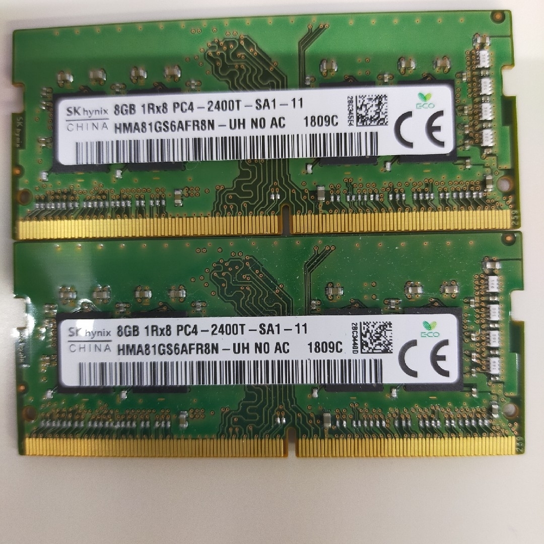 8GBx2本(計16GB) PC4-2400TノートPC メモリの通販 by chiti's shop｜ラクマ