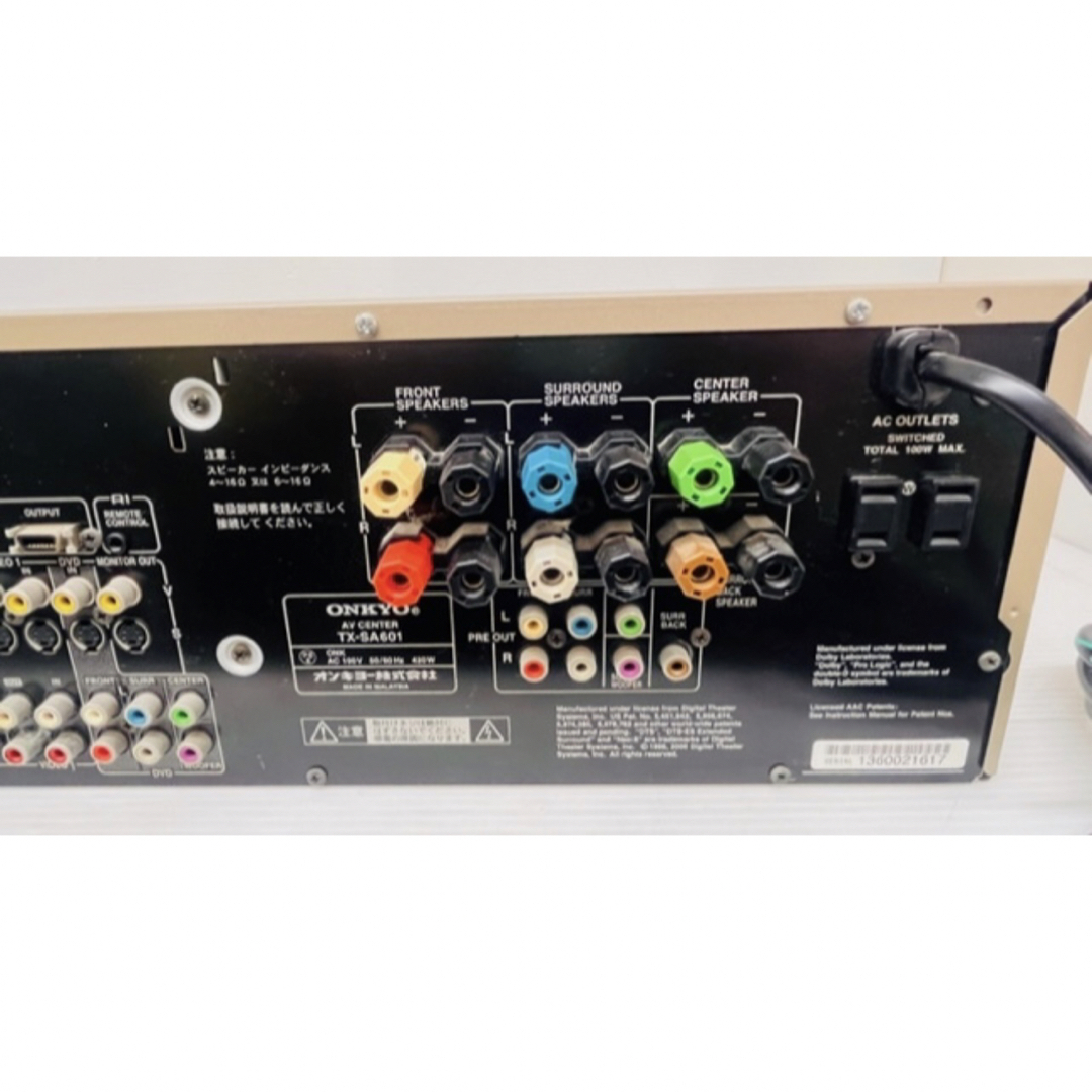 ONKYO - ONKYO オンキョー TX-SA601 サラウンドアンプ ホームシアター