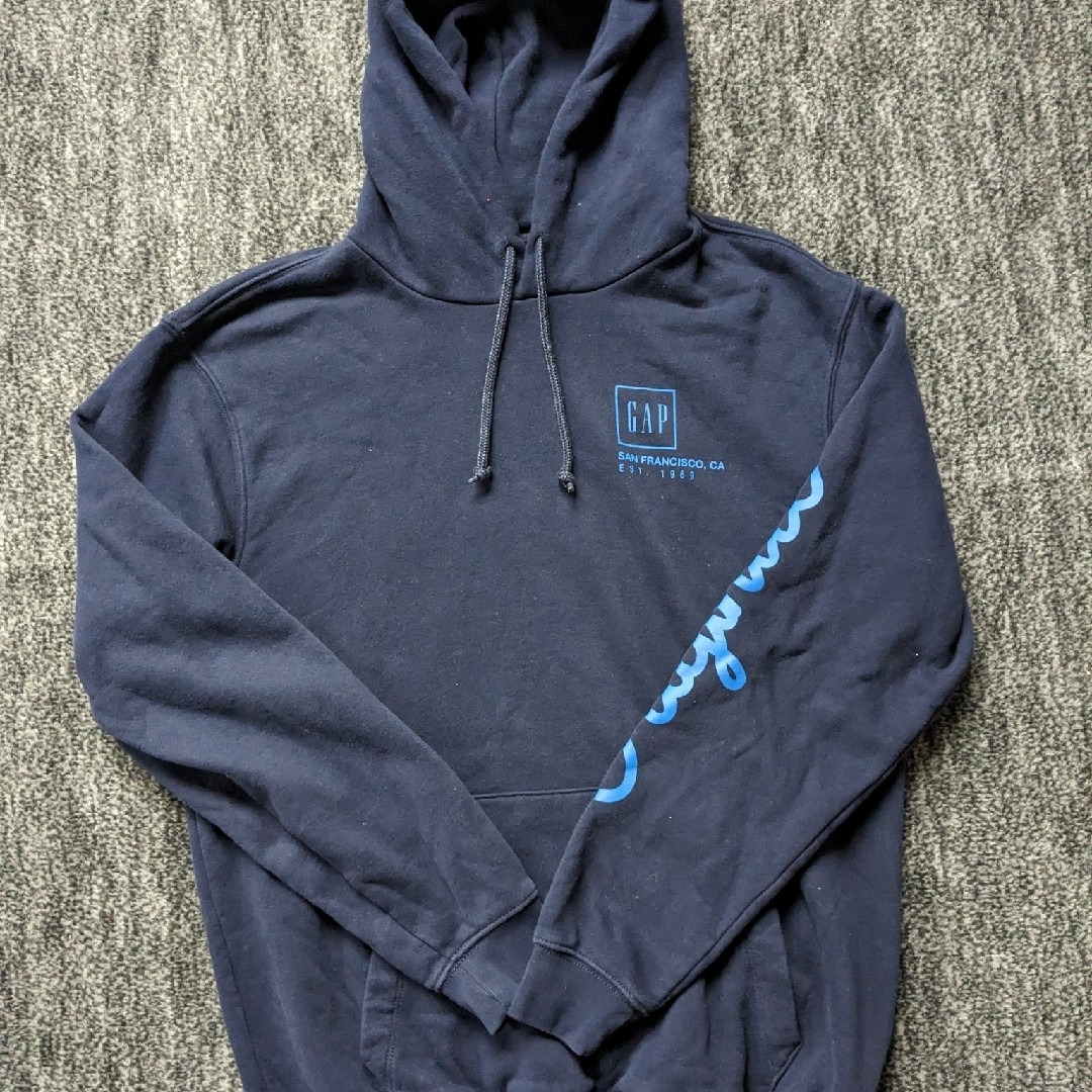 GAP ギャップ 裏起毛パーカー スウェット セットアップ 上下 ネイビー 紺色 | フリマアプリ ラクマ