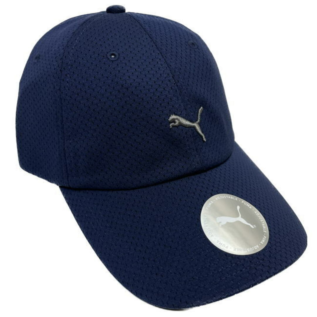 PUMA(プーマ)のネイビー PUMA メッシュ 5053 立体ロゴ キャップ 帽子 紺 プーマ メンズの帽子(キャップ)の商品写真