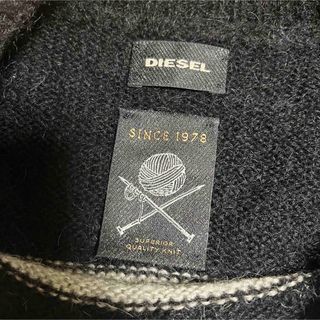 00’s DIESEL モヘヤニット ボーダー アーカイブ グランジ Y2K