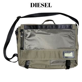 y2k 00s 90s DIESEL ショルダーバッグ グランジ カーキー