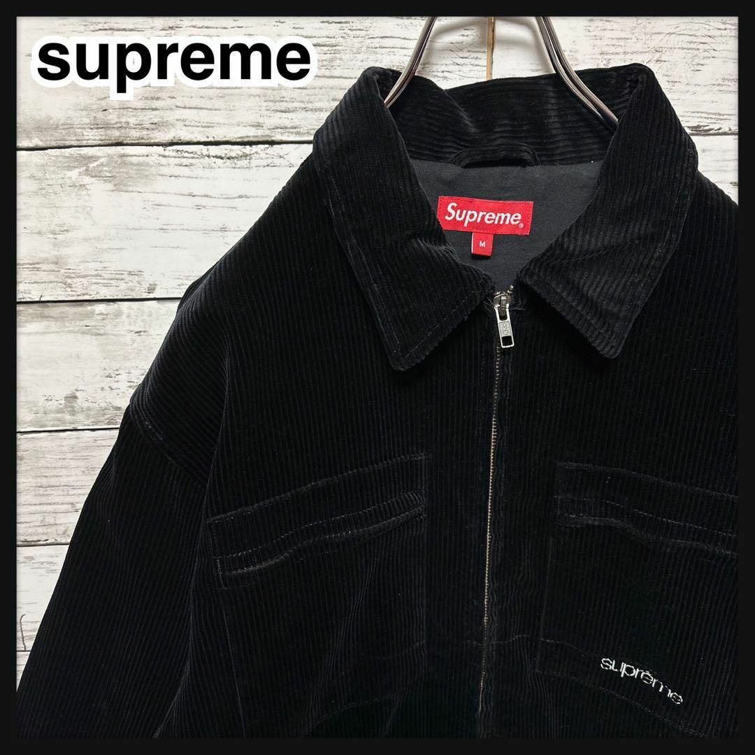 Supreme - 717【即完売モデル】シュプリーム☆刺繍ロゴ コーデュロイ