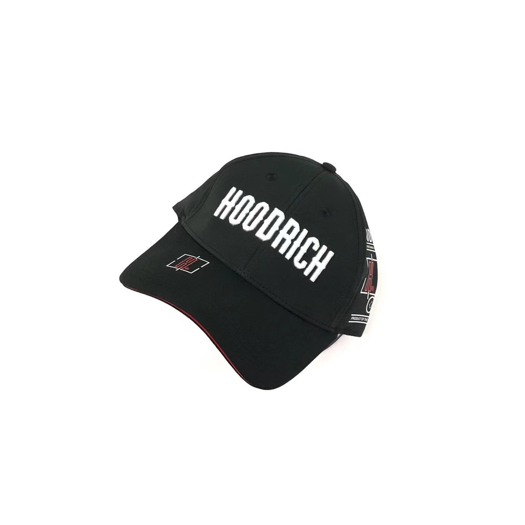 HOODRICH 隠しポケット付き　キャップ　帽子　黒　ロゴ