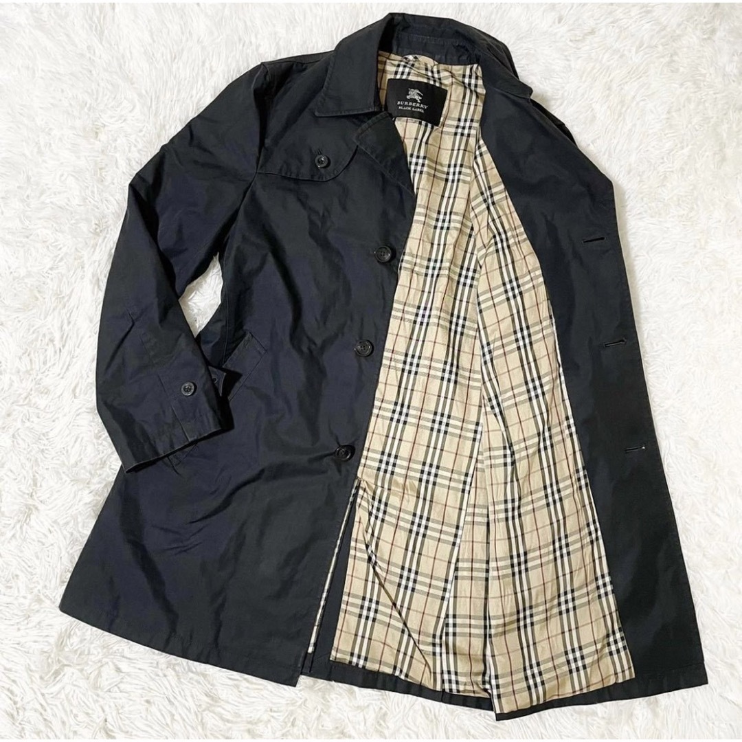 BURBERRY BLACK LABEL ステンカラーコート-