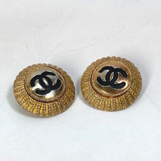 シャネル(CHANEL)のシャネル CHANEL ラウンド CC ココマーク ヴィンテージ アクセサリー イヤリング メタル ゴールド(イヤリング)