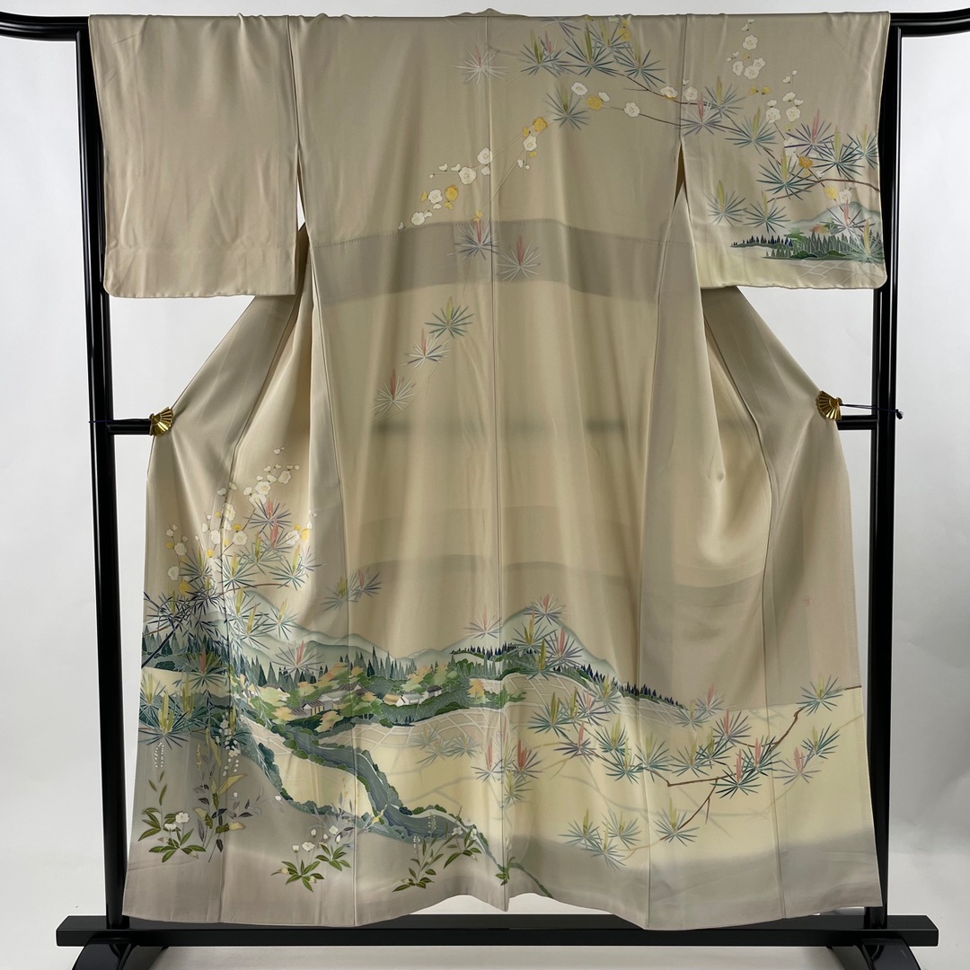 訪問着 身丈155cm 裄丈64.5cm 正絹 美品 逸品-