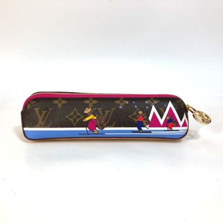 ルイヴィトン(LOUIS VUITTON)のルイヴィトン LOUIS VUITTON トゥルース エリザベット GI0289 モノグラム 筆箱 ステーショナリー ペンケース モノグラムキャンバス ブラウン 美品(ペンケース/筆箱)